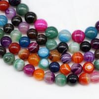 Naturliga Rainbow Agate Pärlor, Rund, polerad, Naturligt & DIY & olika storlek för val, Såld Per 14.96 inch Strand