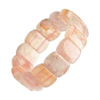 Braccialetto di gioielli agata, agate, per la donna, rosa, 18mm, Lunghezza 18 pollice, Venduto da PC