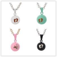 Collier en laiton, Placage, pour femme, plus de couleurs à choisir, Longueur 80 cm, Vendu par PC