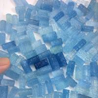 aigue-marine goutte, pilier, poli, DIY, bleu, 10-17mm, Vendu par PC