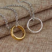 Zinc Alloy Pendler, ringform, forgyldt, Unisex, flere farver til valg, nikkel, bly & cadmium fri, 22x5mm, Solgt af PC