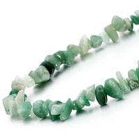 Aventurine Korálky, Zelená Aventurine, Nepravidelné, DIY, zelený, 8-12mm, Prodáno za 80 cm Strand