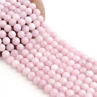 Kunzite Bead, Runde, poleret, du kan DIY, lyserød, Solgt Per 38 cm Strand