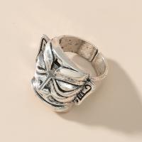 Zinc Alloy Åbent fingerring, forgyldt, Justerbar & mode smykker & Unisex, flere farver til valg, Solgt af PC