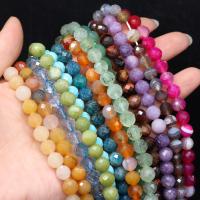 Beads Gemstone misti, Pietra naturale, Cerchio, DIY & sfaccettati, nessuno, 8mm, Venduto per 38 cm filo