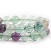 Natural Fluorite Beads Round polished DIY Sold Per 38 cm Strand