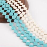 Χάντρες Turquoise, τυρκουάζ, Ρόμβος, γυαλισμένο, DIY, περισσότερα χρώματα για την επιλογή, Sold Per 38 cm Strand