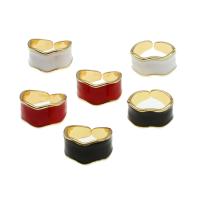 銅 カフ指輪, 調整 & 女性用 & エナメル, ミックスカラー, 20x20x10mm, 売り手 パソコン