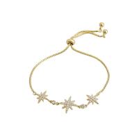 Messing Armbanden, voor vrouw & met strass, gouden, Lengte 15 inch, Verkocht door PC