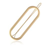 Hår Clip, Zinc Alloy, forgyldt, for kvinde, flere farver til valg, 7.90x2.80mm, Solgt af PC