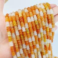 Lettere Imperial Jade Bead, du kan DIY, blandede farver, 6x8mm, Solgt Per 38 cm Strand