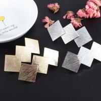 Haar haarspeldjes, Zinc Alloy, Rhombus, plated, mode sieraden & voor vrouw, meer kleuren voor de keuze, 66x30mm, Verkocht door PC