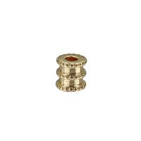 Brass Spacer Beads gold color plated Sold By PC