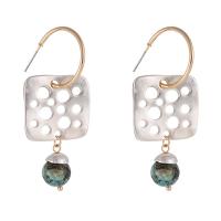 Zinc Alloy Korvakorut, Sinkkiseos, päällystetty, naiselle & ontto, sekavärit, 57x23mm, Myymät Pair