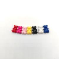 アクリル ジュエリー ビーズ, クマ, DIY, 無色, 18x11x7.60mm, 100パソコン/バッグ, 売り手 バッグ