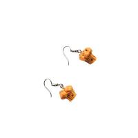 Hars Earring, met Zinc Alloy, Brood, verschillende stijlen voor de keuze & voor vrouw, 30mm, Verkocht door pair