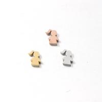 Ciondoli gioielli in acciaio inox, Ragazza, lucido, DIY, nessuno, 7.50x1.50x11mm, Foro:Appross. 2mm, Venduto da PC