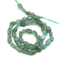 apatieten Kraal, Onregelmatige, natuurlijk, DIY, groen, 6-8mm, Per verkocht 38 cm Strand