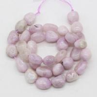 Kunzite grânulos, miçangas, Irregular, naturais, DIY, roxo claro, 10-12mm, vendido para 38 cm Strand