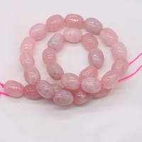 Korálky přírodní Rose Quartz, Nepravidelné, DIY, růžový, 10-12mm, Prodáno za 38 cm Strand