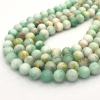 Jade Pärlor, Rund, polerad, DIY, blandade färger, 10mm, Såld Per 38 cm Strand