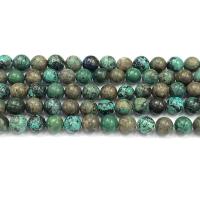 Gemstone Smycken Pärlor, Chrysocolla, Rund, polerad, DIY, blandade färger, Såld Per 38 cm Strand