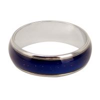 Emaille Mood Finger Ring, Messing, met Acryl, plated, uniseks & mood emaille, gemengde kleuren, Verkocht door PC