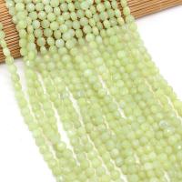 Natural Aventurine Beads Green Aventurine Flat Round DIY & faceted light green 6mm Sold Per 38 cm Strand