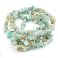 Chips Gemstone, Amazzonite, Schegge, DIY, colori misti, 3x5-4x6mm, Venduto per 40 cm filo