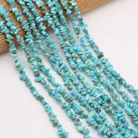 Gemstone Chips turquoise DIY blue 3x5- Sold Per 40 cm Strand