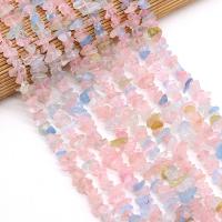 Gemstone Chips Morganite DIY mixed colors 3x5- Sold Per 40 cm Strand