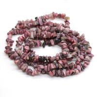 gemstone Chips, Rhodonite, du kan DIY, blandede farver, 3x5-4x6mm, Solgt Per 40 cm Strand