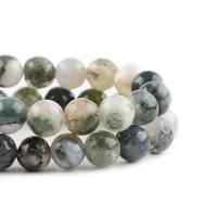 Tree Agate Beads Round polished DIY mixed colors Sold Per 38 cm Strand