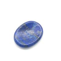 Lapis Lazuli poleret, Massage, blå, 45x35x8mm, Solgt af PC