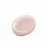 Rosenquarz poliert, Massage, Rosa, 45x35x8mm, verkauft von PC