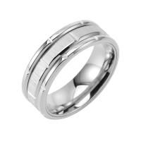 Edelstahl Herren-Fingerring, plattiert, verschiedene Größen vorhanden & für den Menschen, keine, 8mm, verkauft von PC