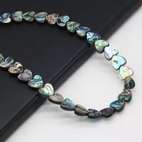 Abalone Shell Beads Heart DIY mixed colors Length 38 cm Sold By PC