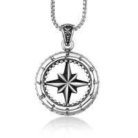 Pendants Tíotáiniam, Cruach Tíotáiniam, snasta, unisex, airgid, 34.80x41.40mm, Díolta De réir PC