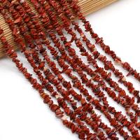 Gemstone Chips Rainbow Jasper DIY red 3x5- Sold Per 40 cm Strand