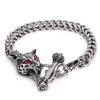 Roestvrij staal armbanden, verschillende stijlen voor de keuze & voor de mens, 210x28mm, Verkocht door PC