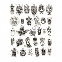 Zink Alloy Animal Hängen, antik silver pläterad, blandad, 11-29mm, 30PC/Ställ, Säljs av Ställ