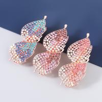 Hair Clip Zinc Alloy fashion jewelry & for woman & with rhinestone Sold By PC