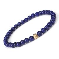 Natural Lapis Lazuli Bracelets with Brass plated & for woman blue Sold By PC