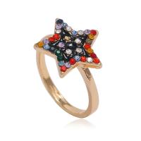 Sinc Alloy Finger Ring, jewelry faisin & do bhean & le rhinestone, Díolta De réir PC