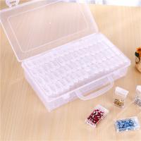 Storage Box Plastic transparent white Sold By PC