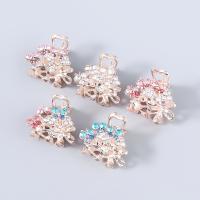 Hair Claw Clips Zinc Alloy fashion jewelry & for woman & with rhinestone Sold By PC