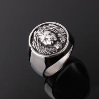 Acier titane bague, Oindre, normes différentes pour le choix & pour homme, argent, 15mm, Vendu par PC