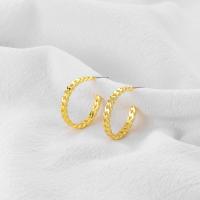 Lo zinco in lega Stud Earring, lega in zinco, placcato, per la donna, dorato, 25x25mm, Venduto da coppia