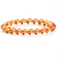 Citrine Bracelet Round Unisex Sold By Strand