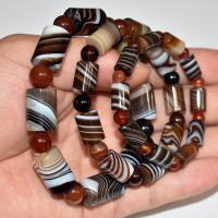 Achat Schmuck Armband, Kaffee Achat, unisex & verschiedene Größen vorhanden, verkauft von Strang